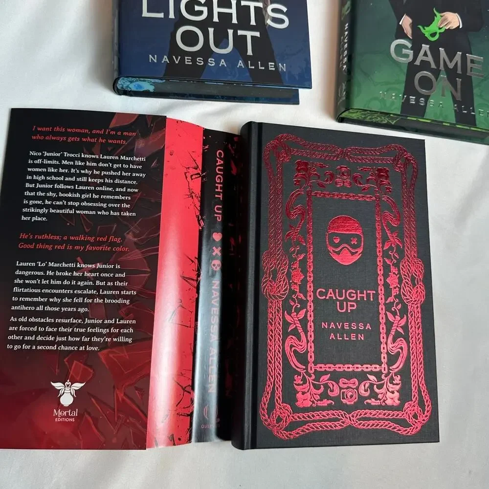 Lights Out Caught Up Game On Navessa Allen FairyLoot SE Hardcover 3 Book Set